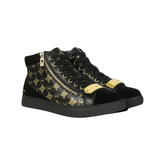 Rossimoda Alta Hi Metallo Sneaker Black